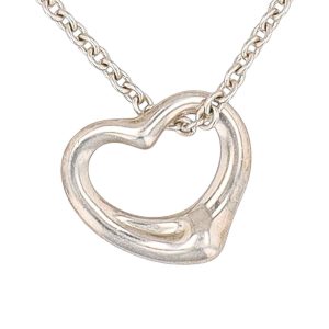 Tiffany and Co. Sterling Silver Heart Necklace